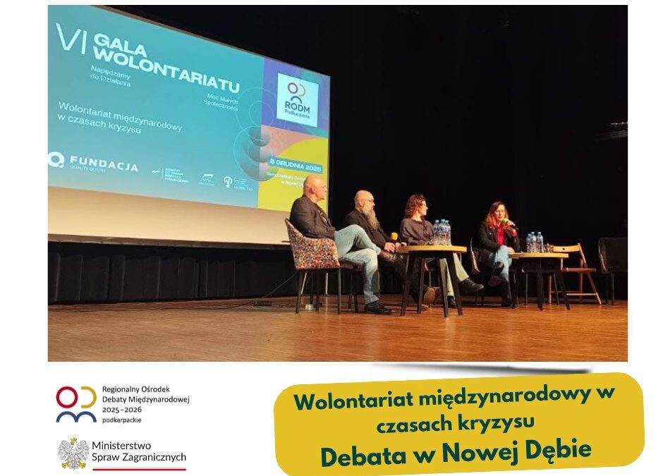Wolontariat międzynarodowy w czasach kryzysu – Debata w Nowej Dębie