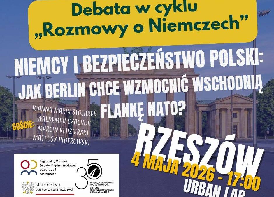 Debata z cyklu „Rozmowy o Niemczech”